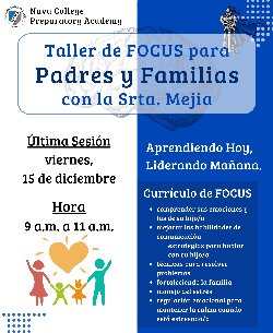 FOCUS workshop spanish